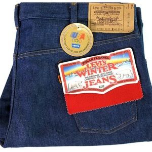 Levis 39103-2517 Winter Jeans 42x34 VTG Orange Tab